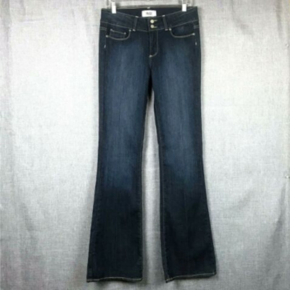 Paige H.H. Boot Dark Wash Jeans Size 28 LONG